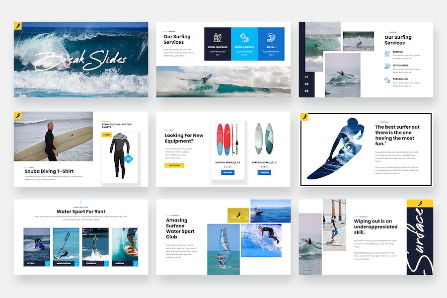 水上运动赛事介绍项目推广活动策划PPT模板 - 顶尖PPT