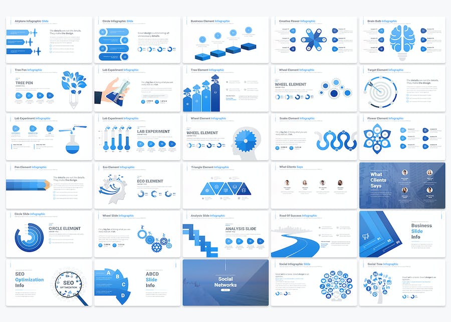 欧美商务图形工作计划汇报通用PPT模板 - 顶尖PPT