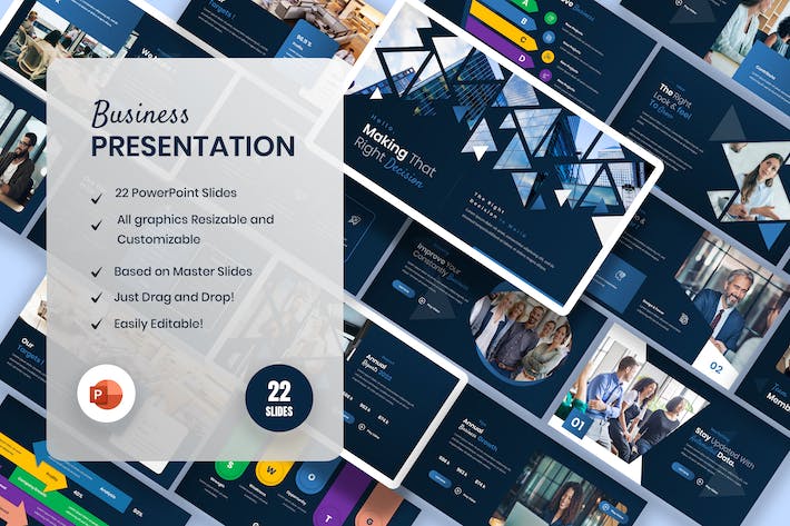 企业介绍项目展示合作PPT模板 - 顶尖PPT