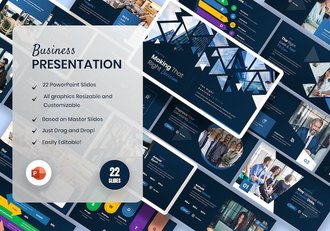 企业介绍项目展示合作PPT模板 - 顶尖PPT