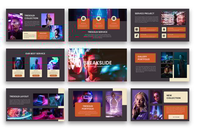 创意品牌推广宣传展示PPT模板 - 顶尖PPT