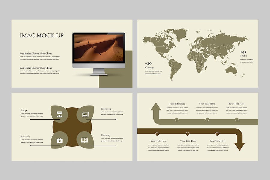 唯美优雅时尚风格商务展示PPT模板 - 顶尖PPT