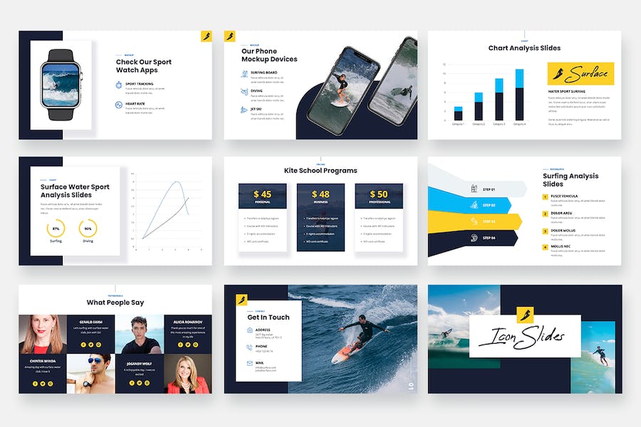 水上运动赛事介绍项目推广活动策划PPT模板 - 顶尖PPT