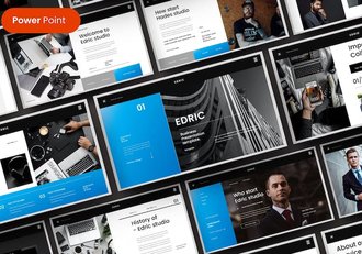 欧美商务商业PPT模板 - 顶尖PPT