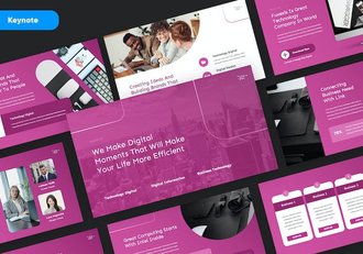 科技产品互联网创新技术Keynote模板 - 顶尖PPT