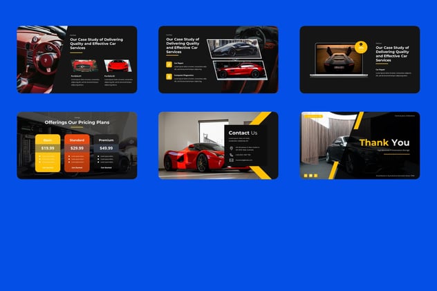 汽车服务维修保养keynote模板 - 顶尖PPT