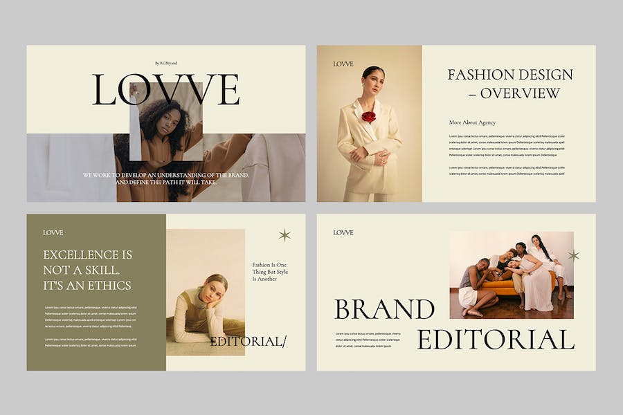 唯美优雅时尚风格商务展示PPT模板 - 顶尖PPT