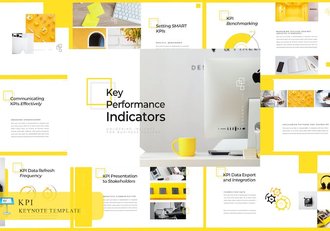 KPI性能指标业绩评估Keynote模板 - 顶尖PPT