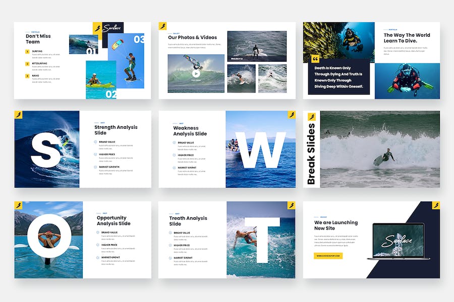 水上运动赛事介绍项目推广活动策划PPT模板 - 顶尖PPT