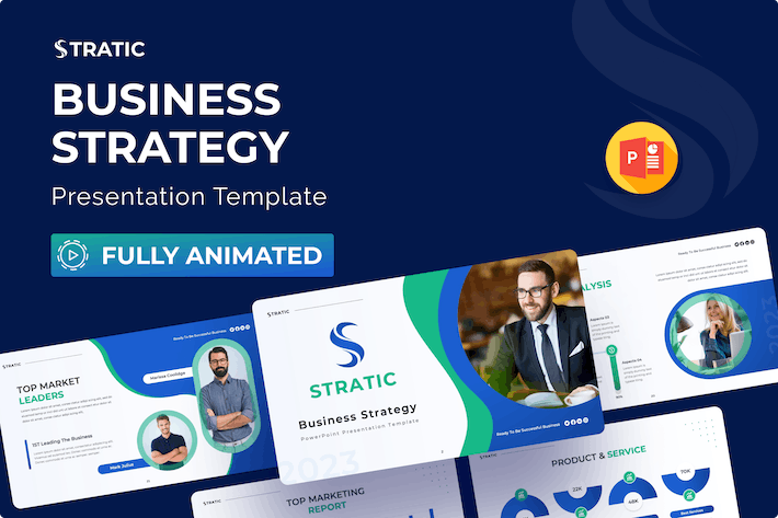 商业战略规划融资计划PPT模板 - 顶尖PPT