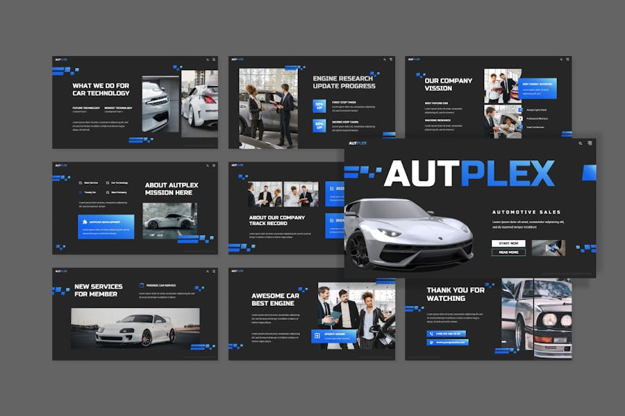 汽车销售售后服务PPT模板 - 顶尖PPT