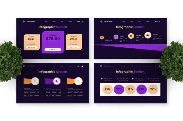 创意学习教育教学主题keynote模板 - 顶尖PPT