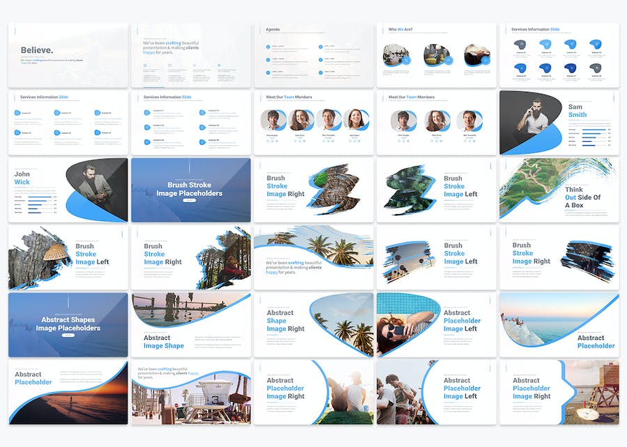欧美商务图形工作计划汇报通用PPT模板 - 顶尖PPT