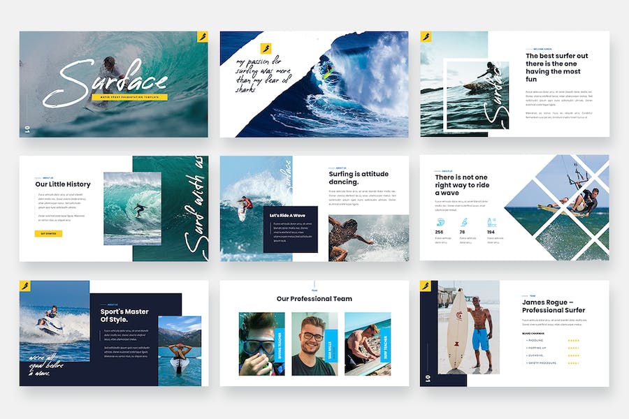 水上运动赛事介绍项目推广活动策划PPT模板 - 顶尖PPT