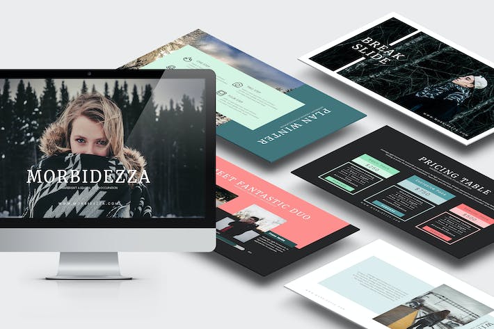 冬季主题活动宣传推广PPT模板 - 顶尖PPT