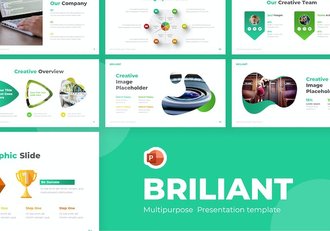 绿色创意大气商业计划营销策划商务通用多用途PPT模板 - 顶尖PPT