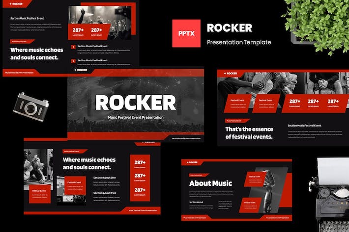 音乐节活动策划方案PPT模板 - 顶尖PPT