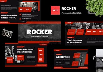 音乐节活动策划方案PPT模板 - 顶尖PPT