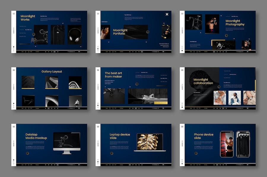 高端大气项目营销策划产品摄影展示通用PPT模板 - 顶尖PPT