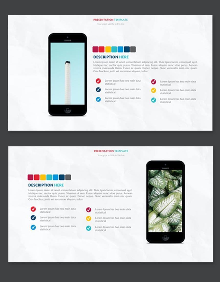 商业概念场景人物插画数据图形keynote模板 - 顶尖PPT