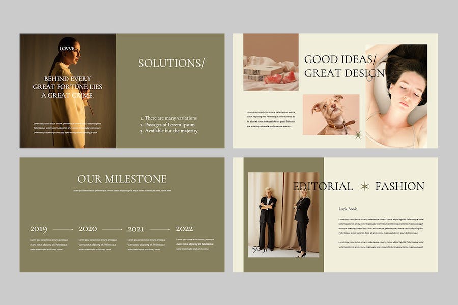 唯美优雅时尚风格商务展示PPT模板 - 顶尖PPT