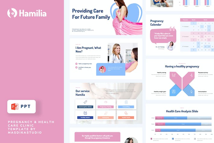 医学检查孕期健康产检知识科普PPT模板 - 顶尖PPT