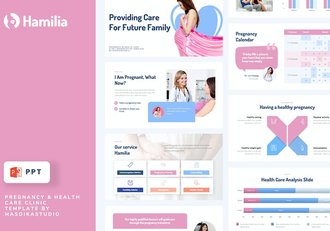 医学检查孕期健康产检知识科普PPT模板 - 顶尖PPT