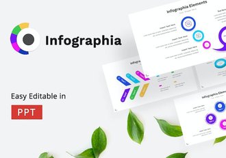 销售业绩数据统计多彩图表PPT模板 - 顶尖PPT