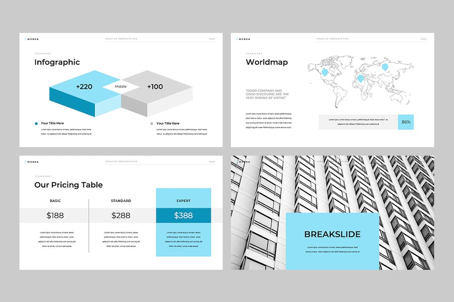 极简设计商务演讲方案PPT模板 - 顶尖PPT