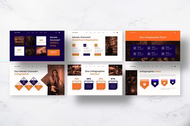 音乐会演唱会PPT模板 - 顶尖PPT