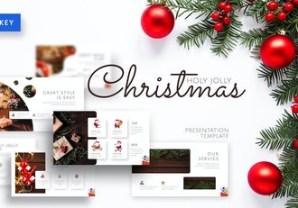 圣诞节假日主题演讲Keynote模板 - 顶尖PPT