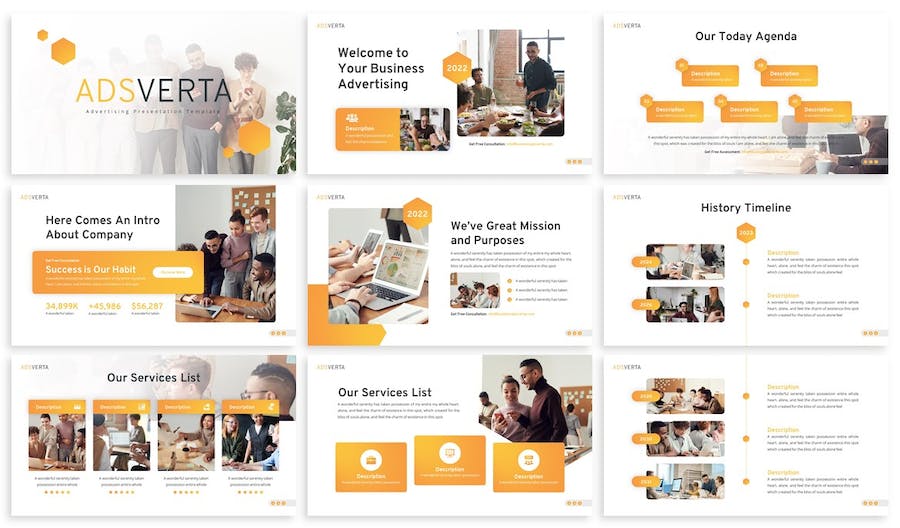 广告营销策划团队介绍展示keynote模板 - 顶尖PPT