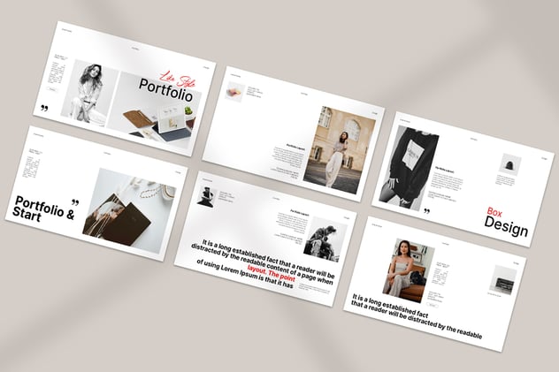 简约风格投资组合主题keynote模板 - 顶尖PPT