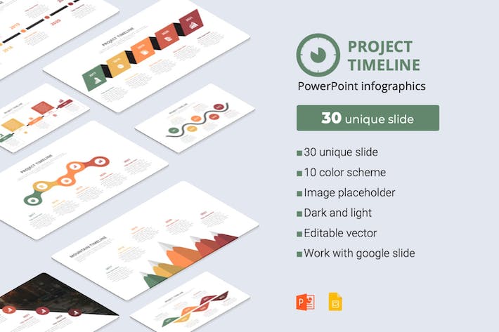 时间规划阶段划分关键节点PPT模板 - 顶尖PPT