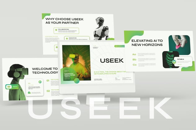 人工智能创业融资计划书Keynote模板 - 顶尖PPT