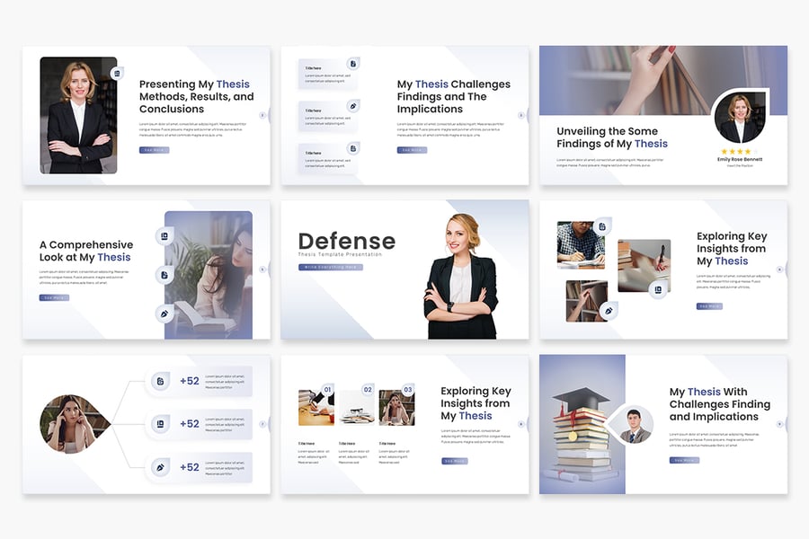 大学生毕业论文答辩PPT模板 - 顶尖PPT