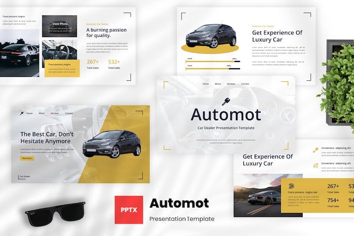 汽车销售经销商推介方案PPT模板 - 顶尖PPT