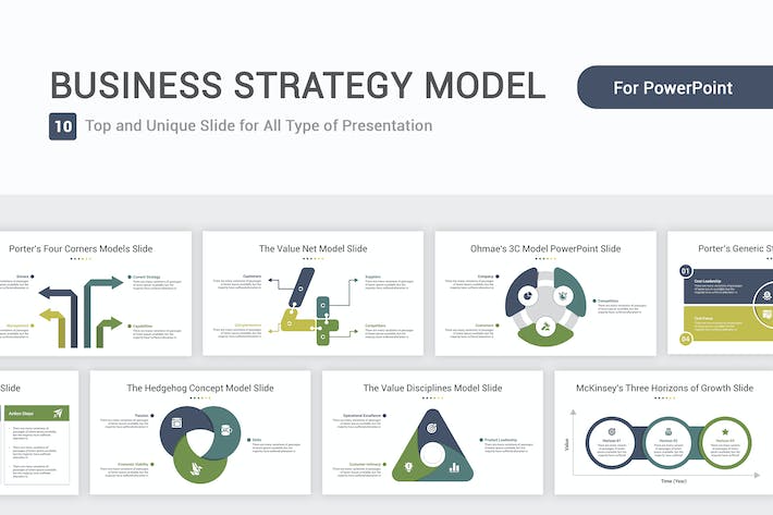 专业业务战略模型分析PPT模板 - 顶尖PPT