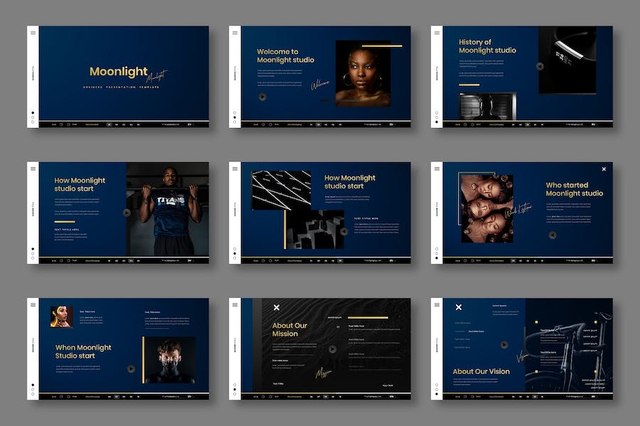 高端大气项目营销策划产品摄影展示通用PPT模板 - 顶尖PPT