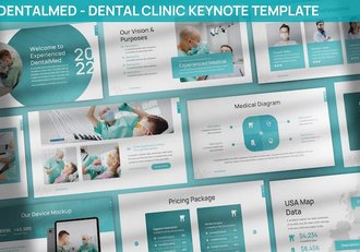 牙科牙医诊所keynote模板 - 顶尖PPT
