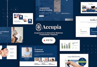 针灸原理疗法介绍案例分析PPT模板 - 顶尖PPT