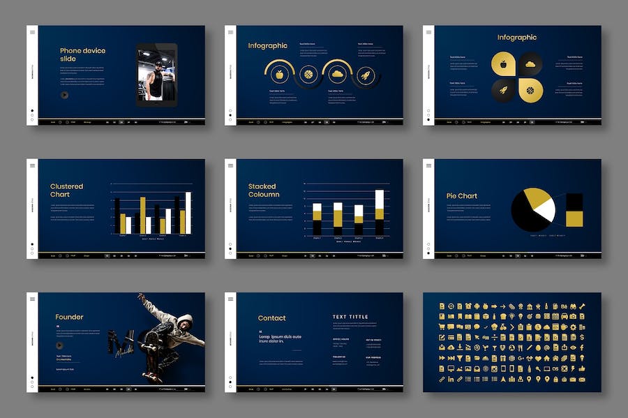高端大气项目营销策划产品摄影展示通用PPT模板 - 顶尖PPT