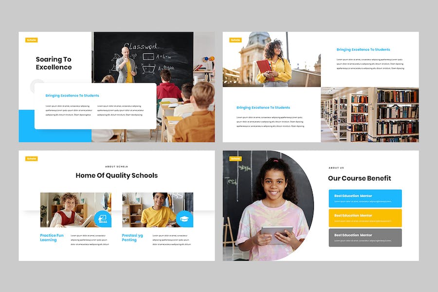 在线教育培训课程教学方案Keynote模板 - 顶尖PPT