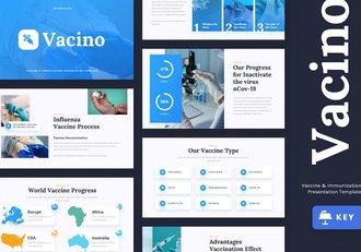 疫苗接种免疫keynote模板 - 顶尖PPT