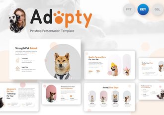 宠物商店运营方案介绍主题演讲Keynote模板 - 顶尖PPT