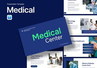 医疗中心服务介绍keynote模板 - 顶尖PPT