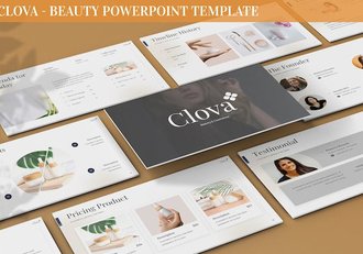 女性美容美发行业PPT模板 - 顶尖PPT