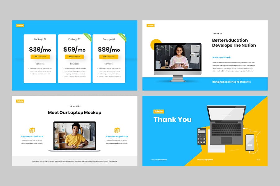 在线教育培训课程教学方案Keynote模板 - 顶尖PPT
