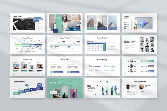 商业提案项目合作汇报PPT模板 - 顶尖PPT