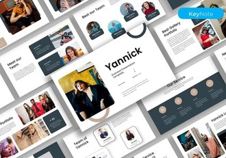 商务团队管理协作演讲Keynote模板 - 顶尖PPT